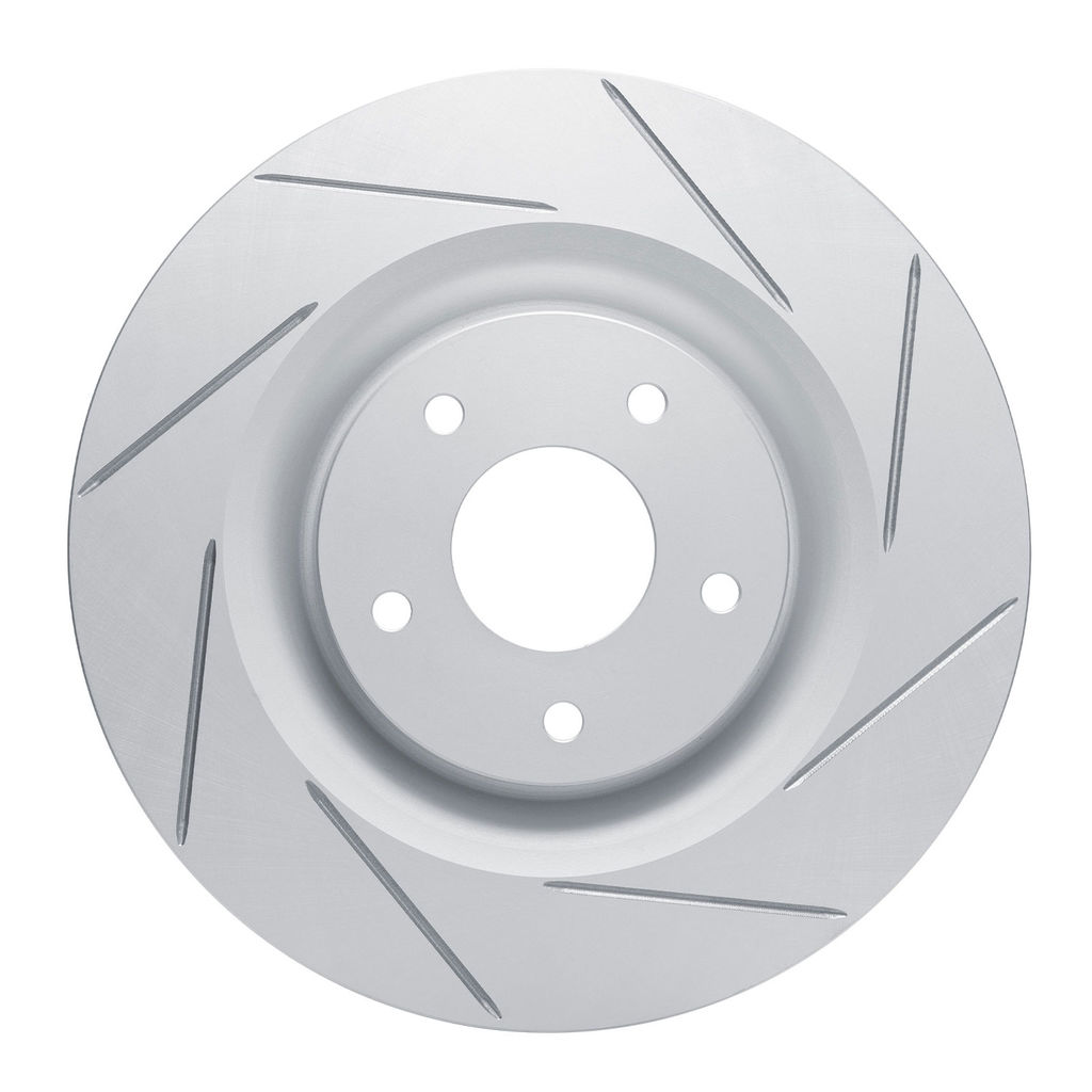 Dynamic Friction 810-46019R - Slotted Coated Carbon Alloy Brake Rotor