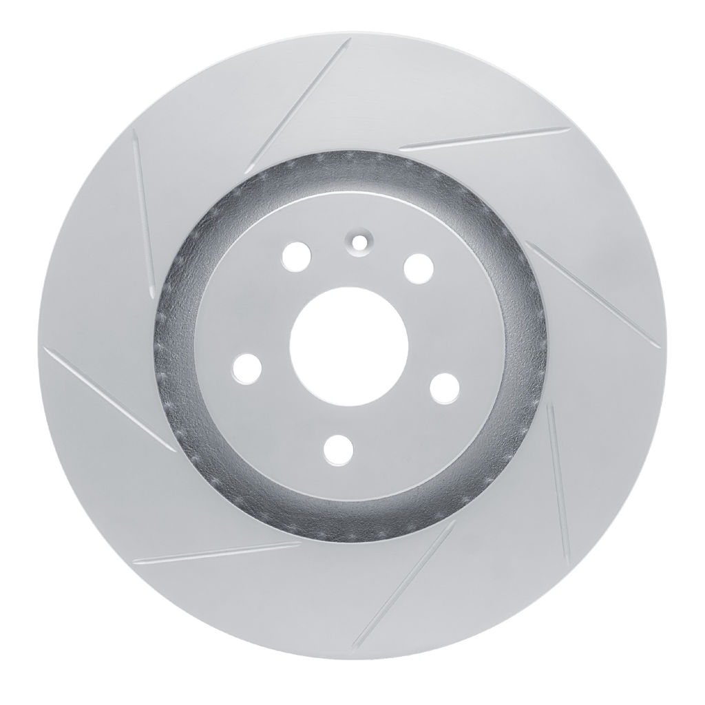 Dynamic Friction 810-46029L - Slotted Coated Carbon Alloy Brake Rotor