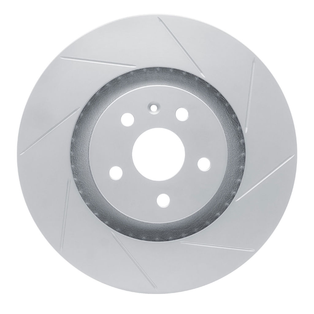Dynamic Friction 810-46029R - Slotted Coated Carbon Alloy Brake Rotor