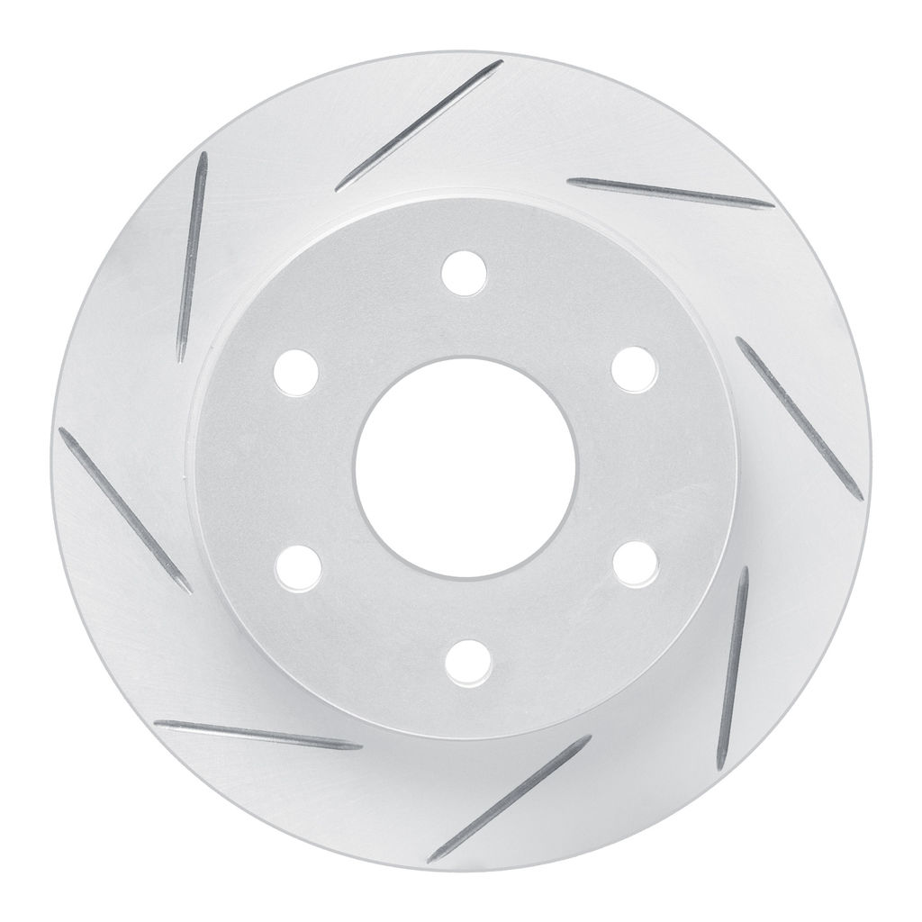 Dynamic Friction 810-48036L - Slotted Coated Carbon Alloy Brake Rotor