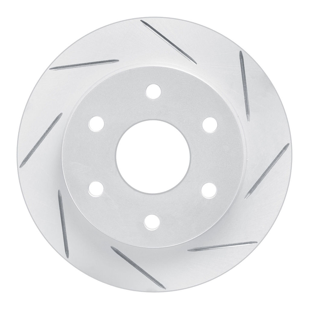 Dynamic Friction 810-48036R - Slotted Coated Carbon Alloy Brake Rotor