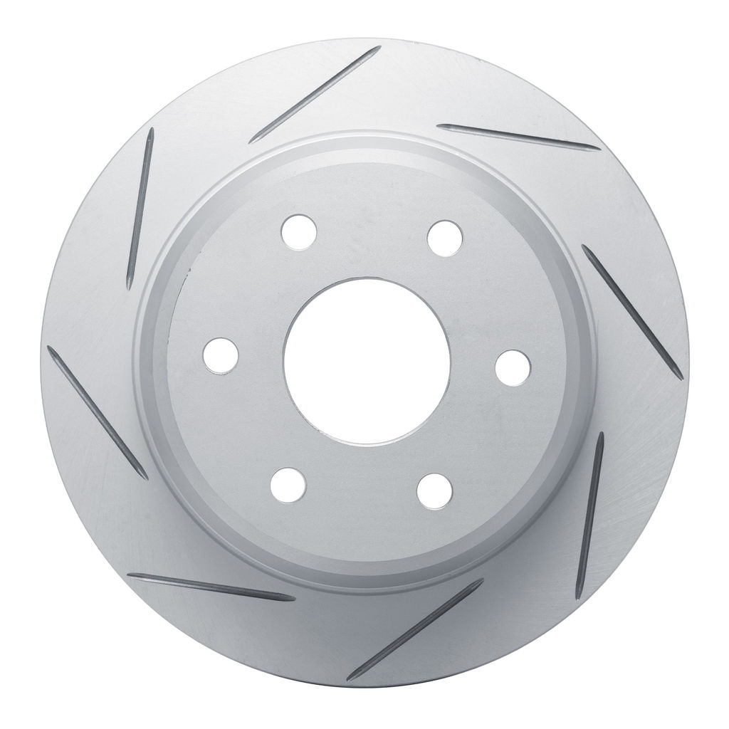 Dynamic Friction 810-48041L - Slotted Coated Carbon Alloy Brake Rotor