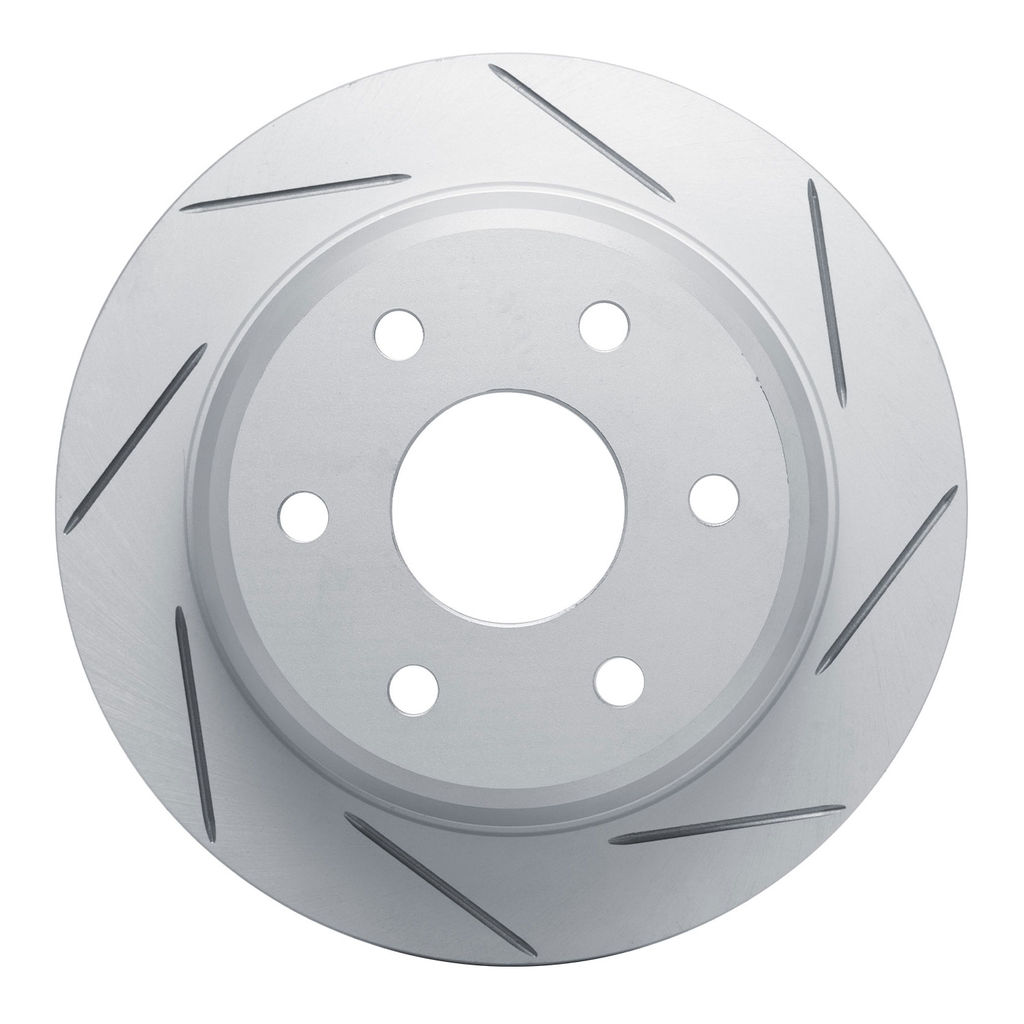 Dynamic Friction 810-48041R - Slotted Coated Carbon Alloy Brake Rotor