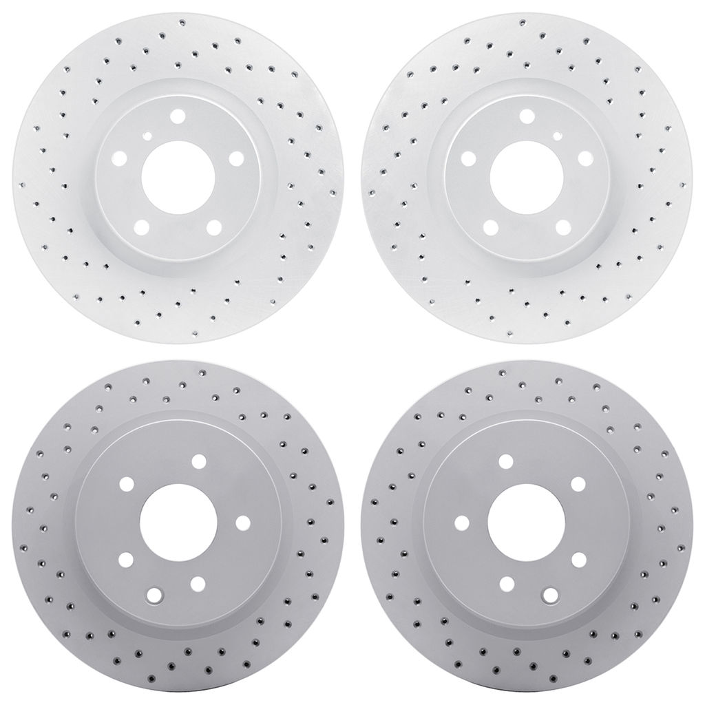 Dynamic Friction 2004-67134 - Geoperformance Rotors-Drilled