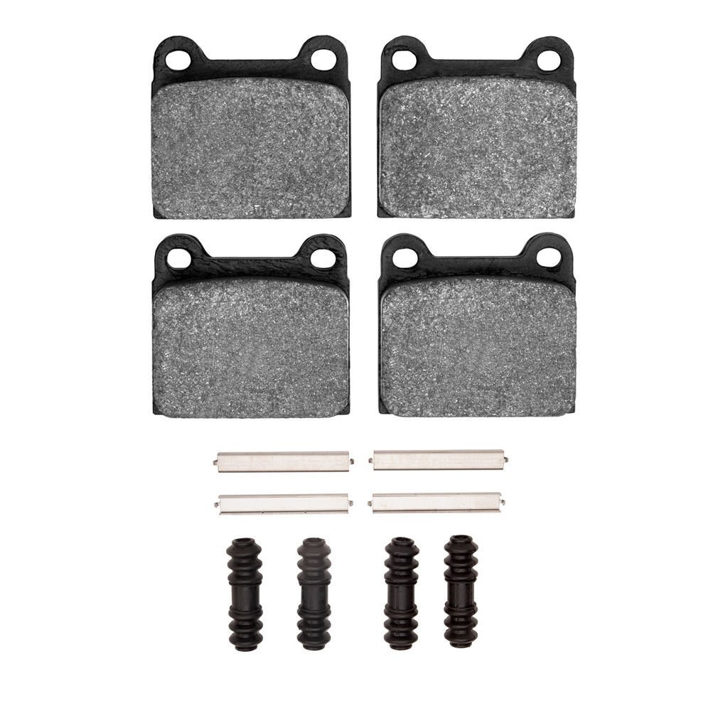 Dynamic Friction 1115-0031-05 - Active Performance Low Metallic Brake Pads With Hardware