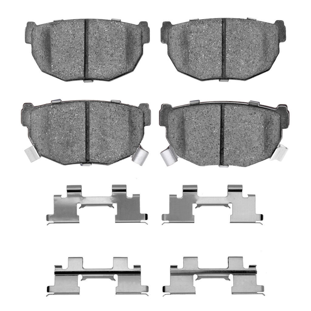 Dynamic Friction 1115-0272-03 - Active Performance Low Metallic Brake Pads With Hardware
