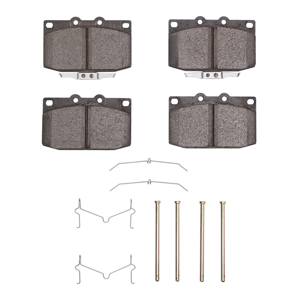 Dynamic Friction 1115-0331-01 - Active Performance Low Metallic Brake Pads With Hardware