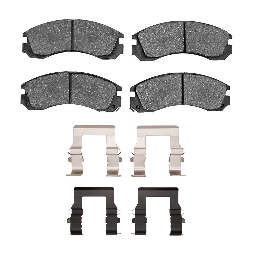 Dynamic Friction 1115-0530-01 - Active Performance Low Metallic Brake Pads With Hardware