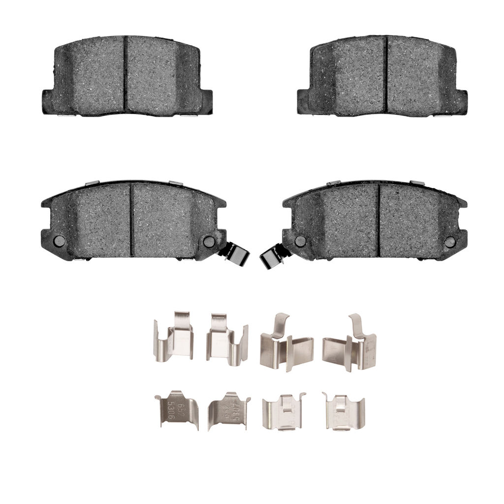 Dynamic Friction 1115-0657-00 - Active Performance Low Metallic Brake Pads
