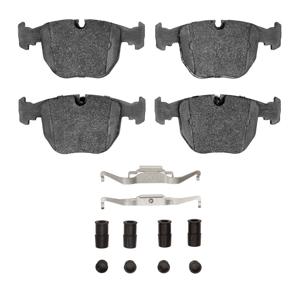 Dynamic Friction 1115-0681-02 - Active Performance Low Metallic Brake Pads With Hardware
