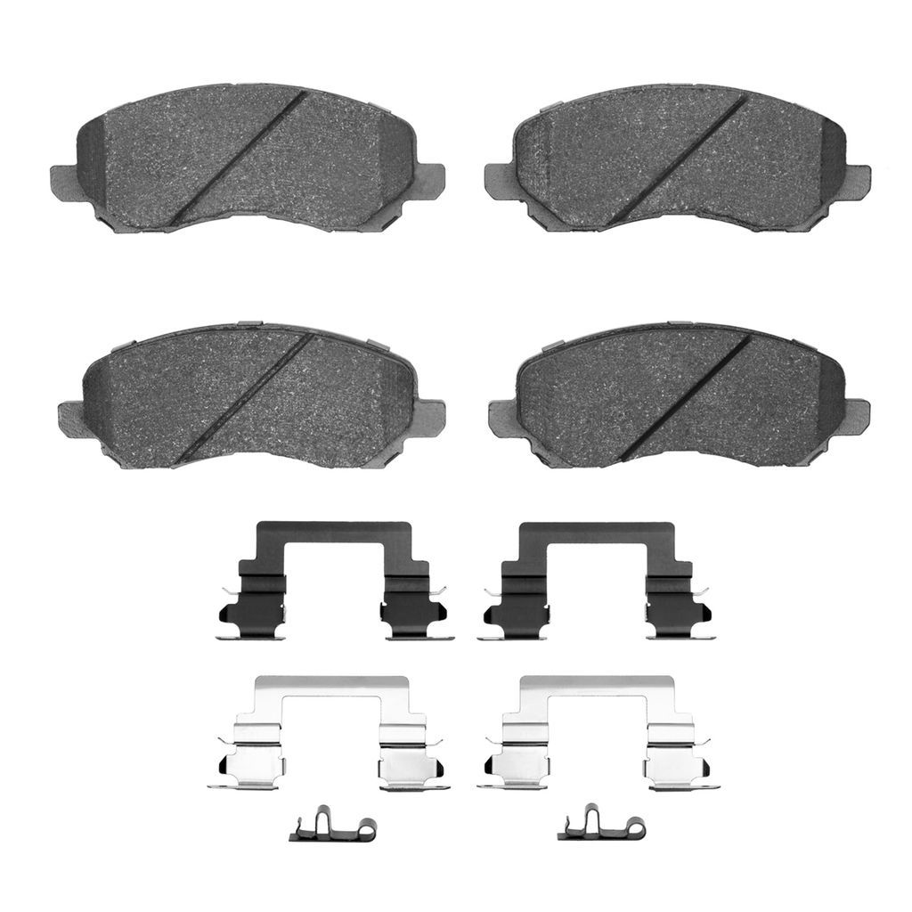 Active Performance Low Metallic Brake Pads With Hardware