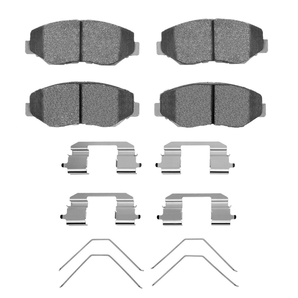 Dynamic Friction 1115-0914-01 - Active Performance Low Metallic Brake Pads With Hardware