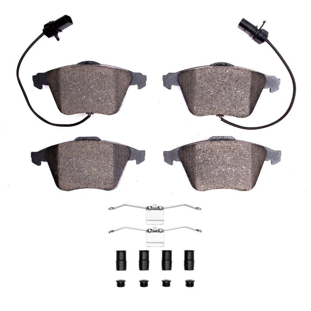 Dynamic Friction 1115-0915-12 - Active Performance Low Metallic Brake Pads With Hardware