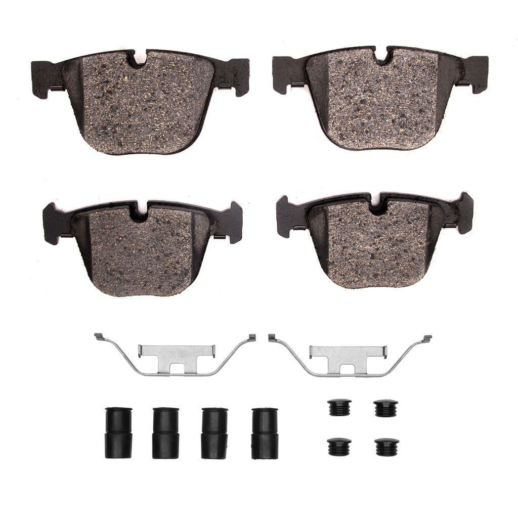 Dynamic Friction 1115-0919-01 - Active Performance Low Metallic Brake Pads With Hardware