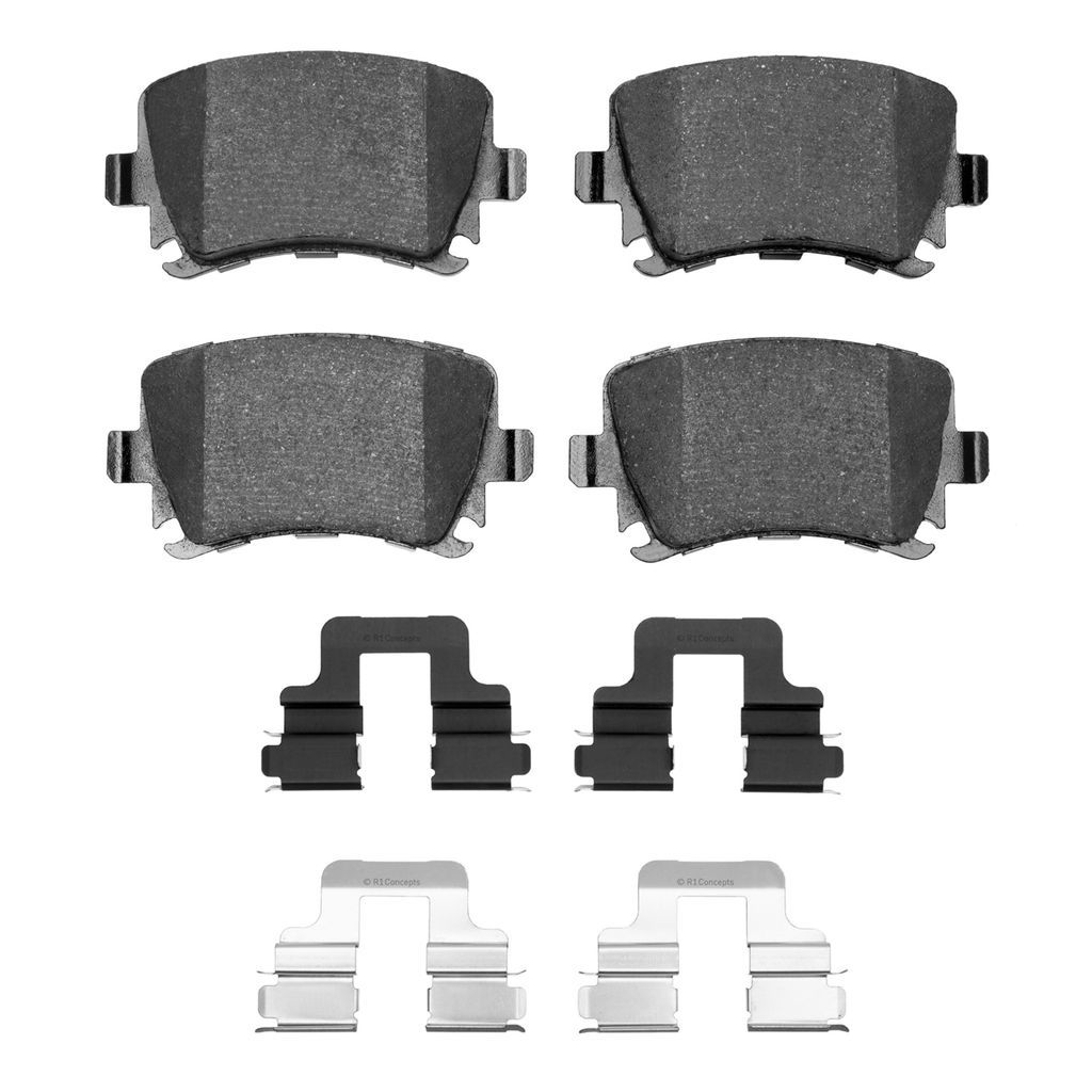 Dynamic Friction 1115-1108-01 - Active Performance Low Metallic Brake Pads With Hardware