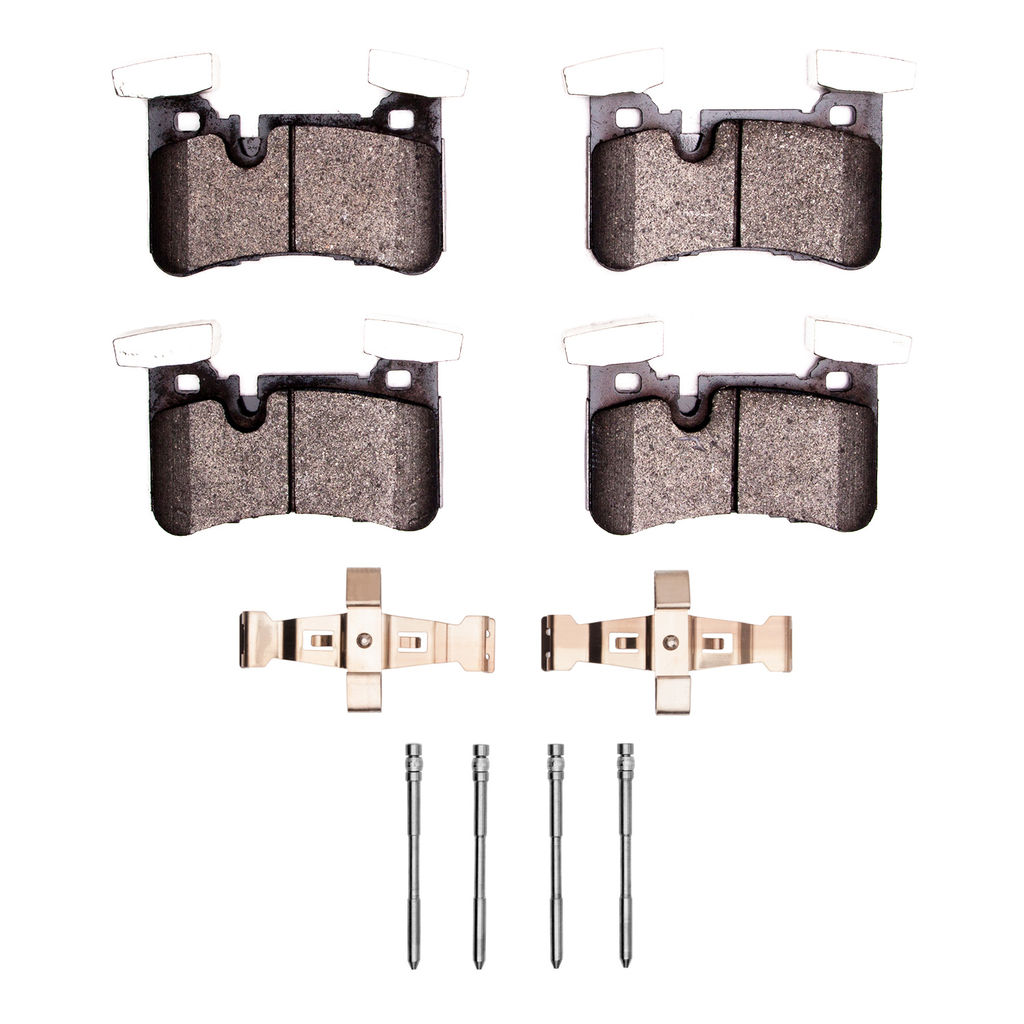 Dynamic Friction 1115-1450-02 - Active Performance Low Metallic Brake Pads With Hardware