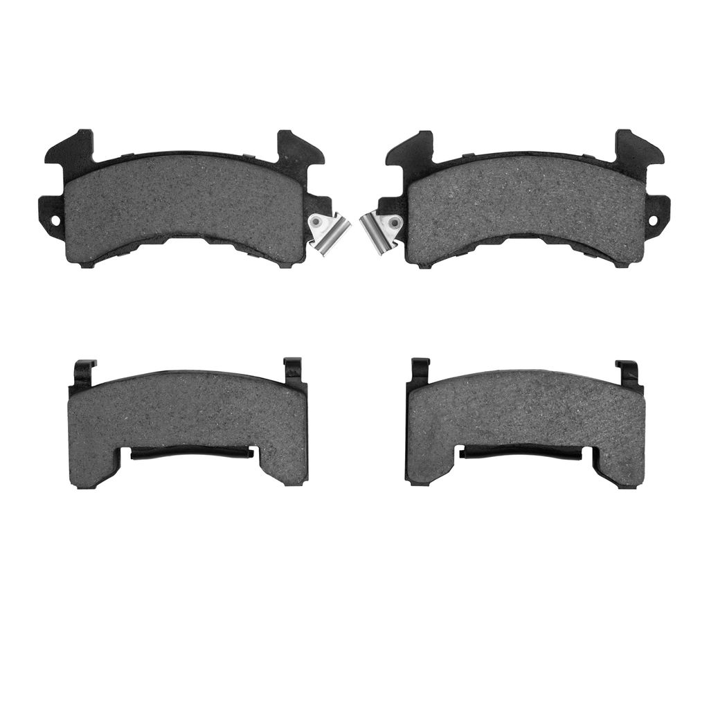Dynamic Friction 1214-0154-00 - Heavy Duty Semi Metallic Towing Brake Pads