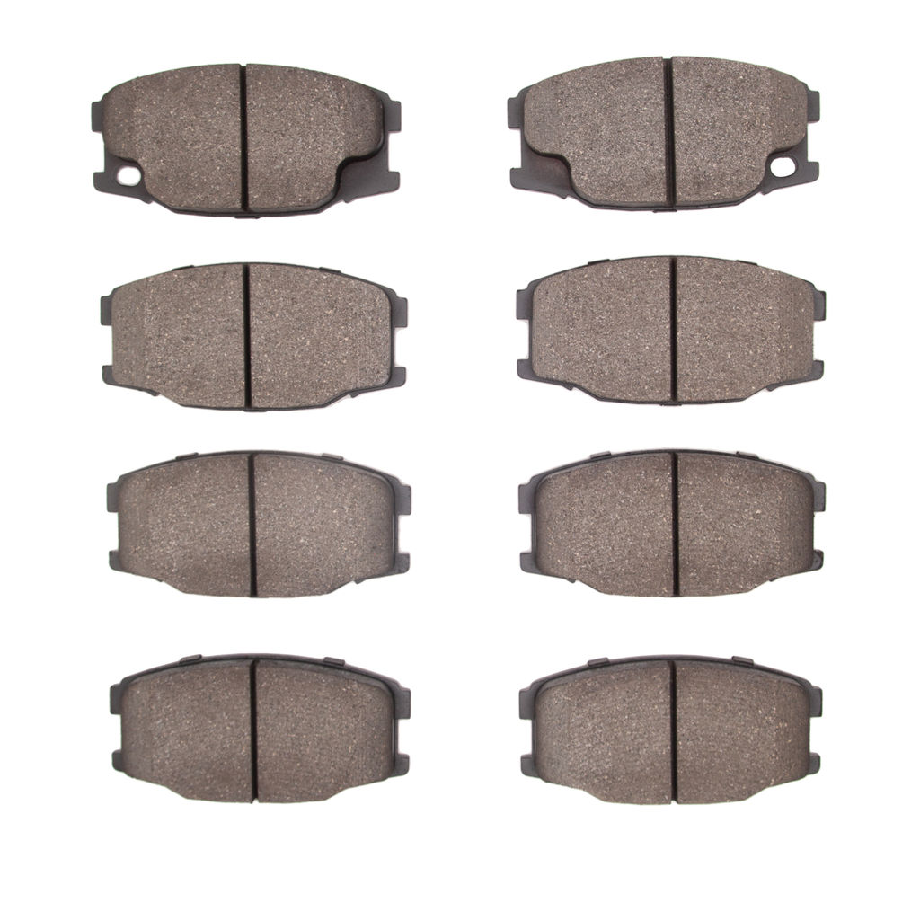 Dynamic Friction 1214-0734-00 - Heavy Duty Semi Metallic Towing Brake Pads
