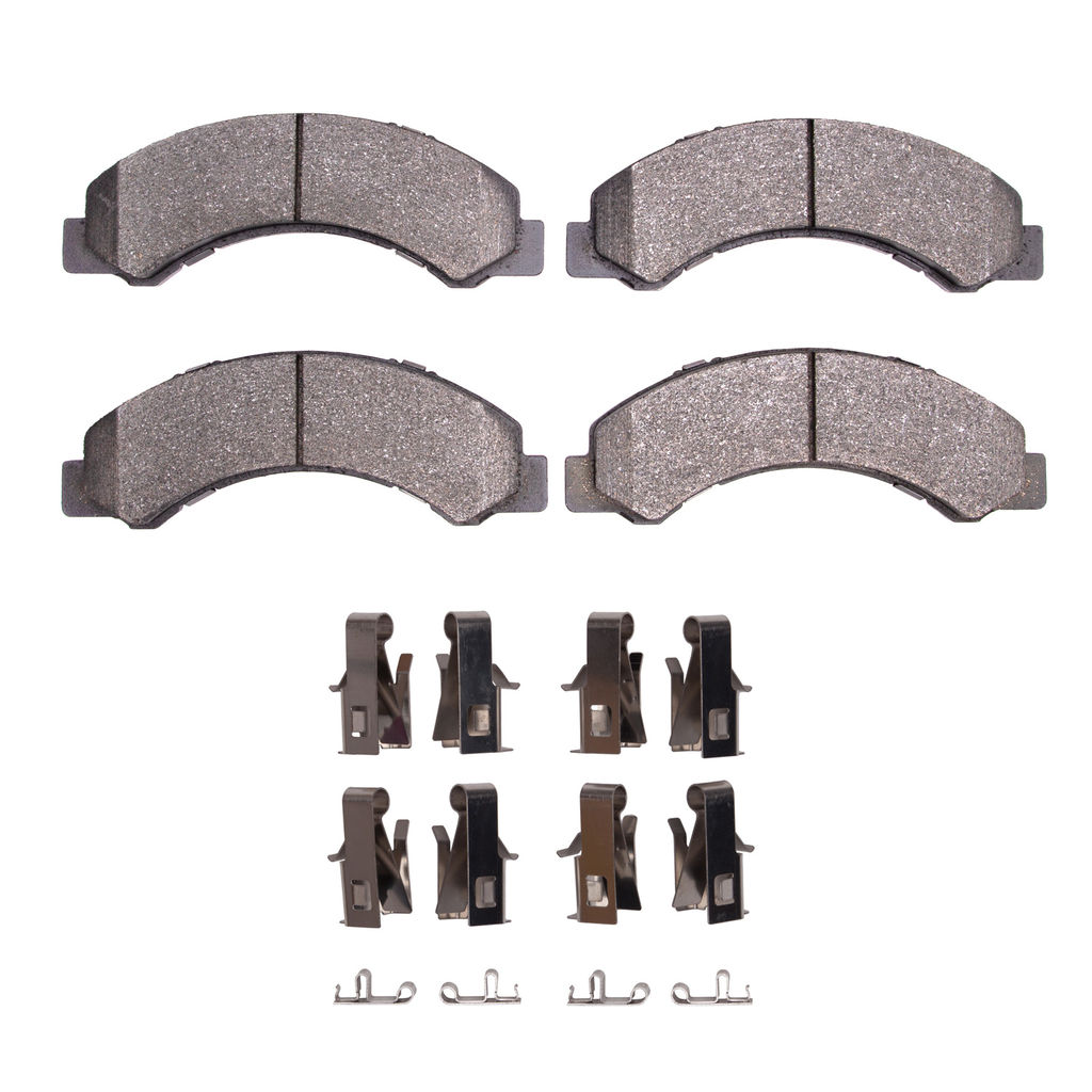 Heavy Duty Semi Metallic Towing Brake Pads With Hardware