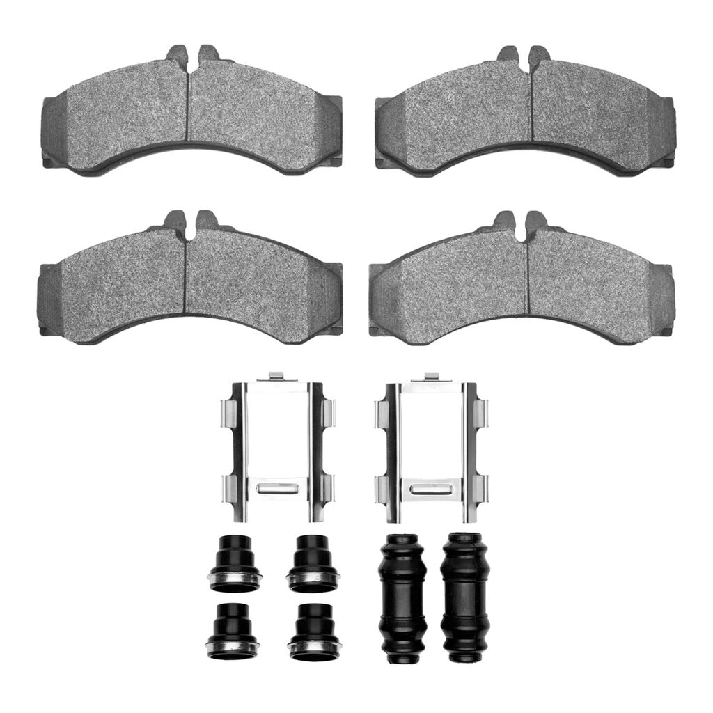 Heavy Duty Semi Metallic Towing Brake Pads With Hardware