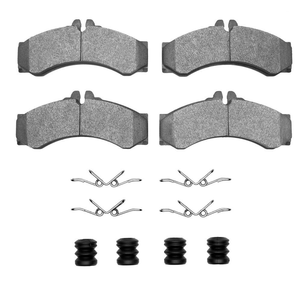 Heavy Duty Semi Metallic Towing Brake Pads With Hardware