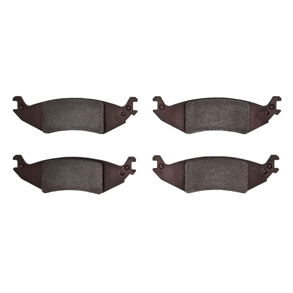 Dynamic Friction 1214-1046-00 - Heavy Duty Semi Metallic Towing Brake Pads
