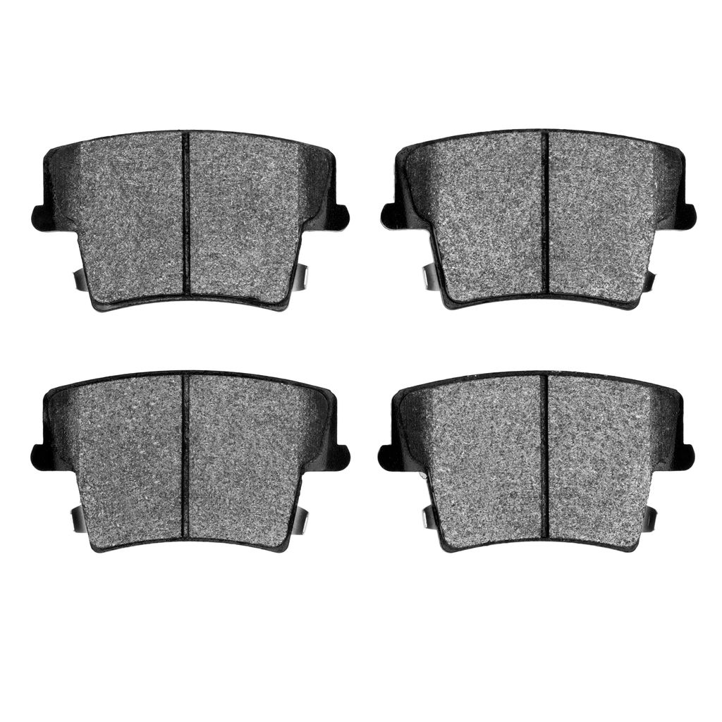 Dynamic Friction 1214-1057-10 - Heavy Duty Semi Metallic Towing Brake Pads