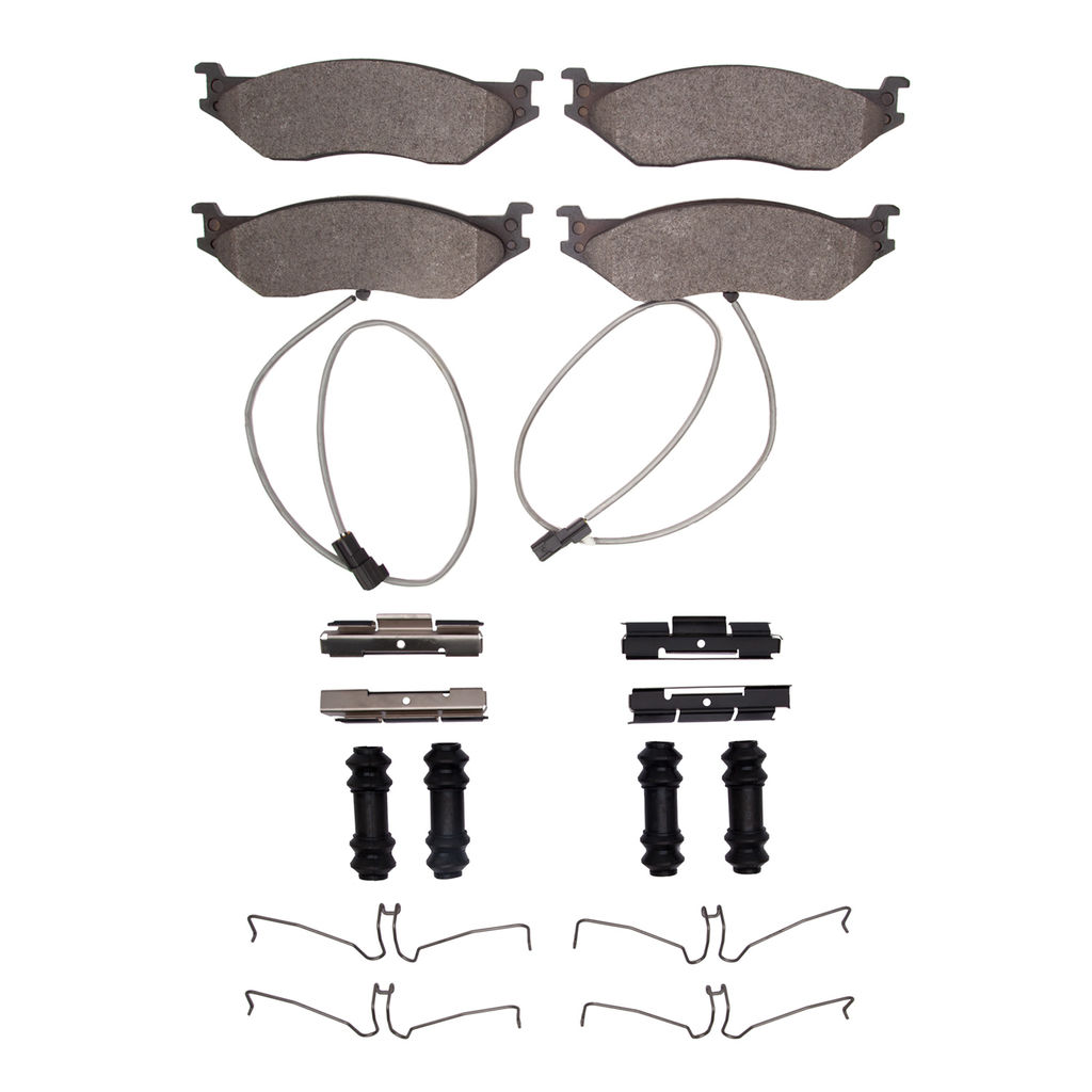 Dynamic Friction 1214-1066-21 - Heavy Duty Pads with Hardware
