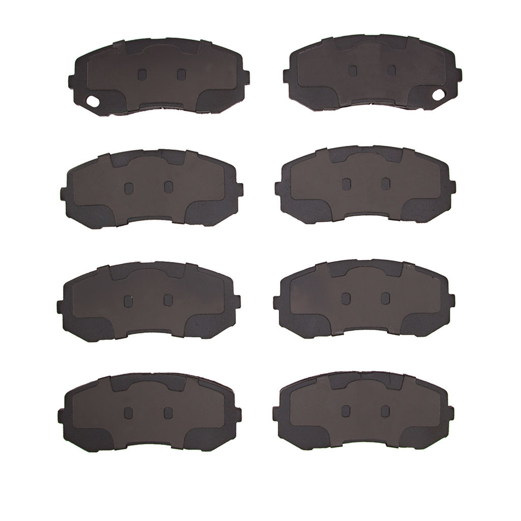 Dynamic Friction 1214-1265-00 - Heavy Duty Semi Metallic Towing Brake Pads