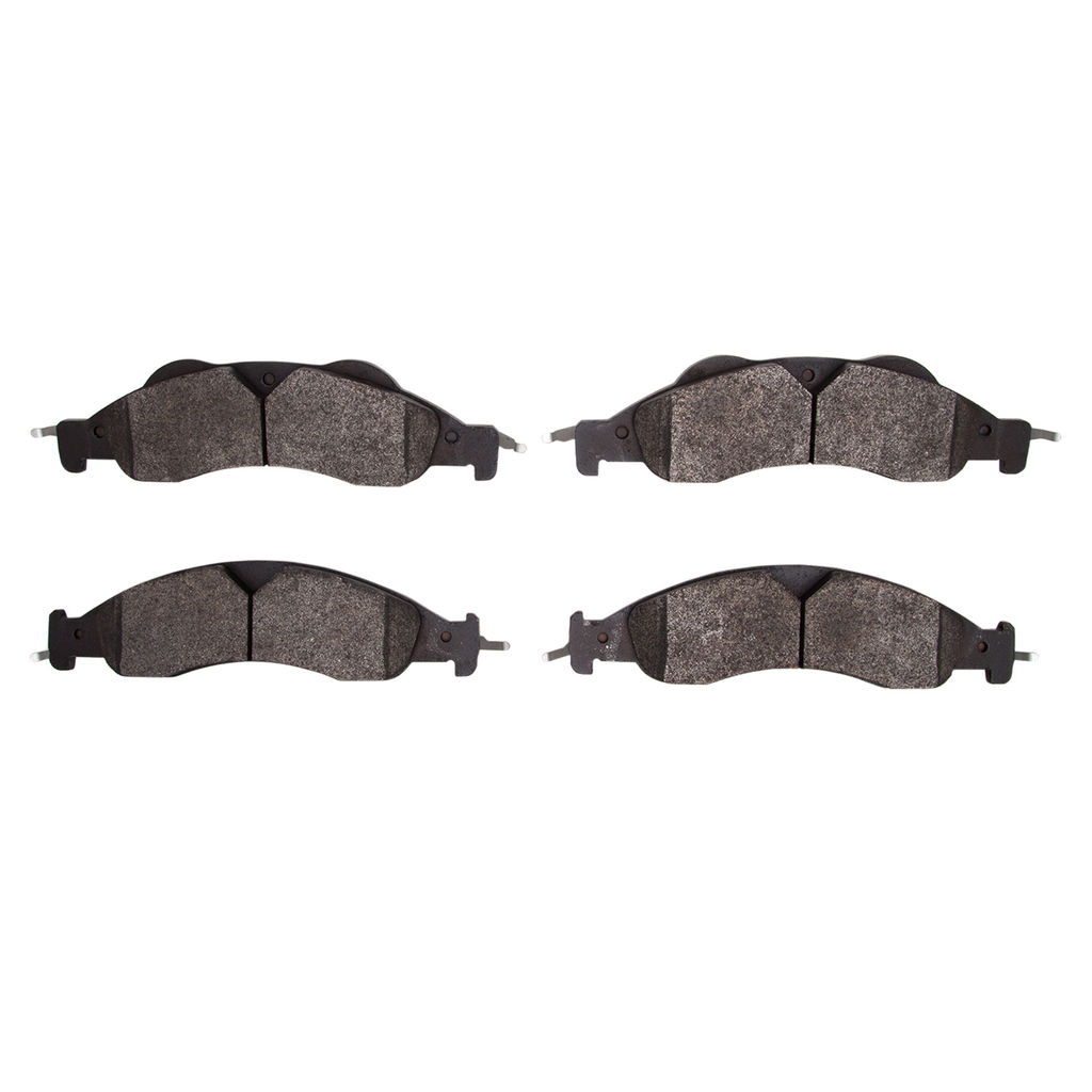 Dynamic Friction 1214-1278-00 - Heavy Duty Semi Metallic Towing Brake Pads