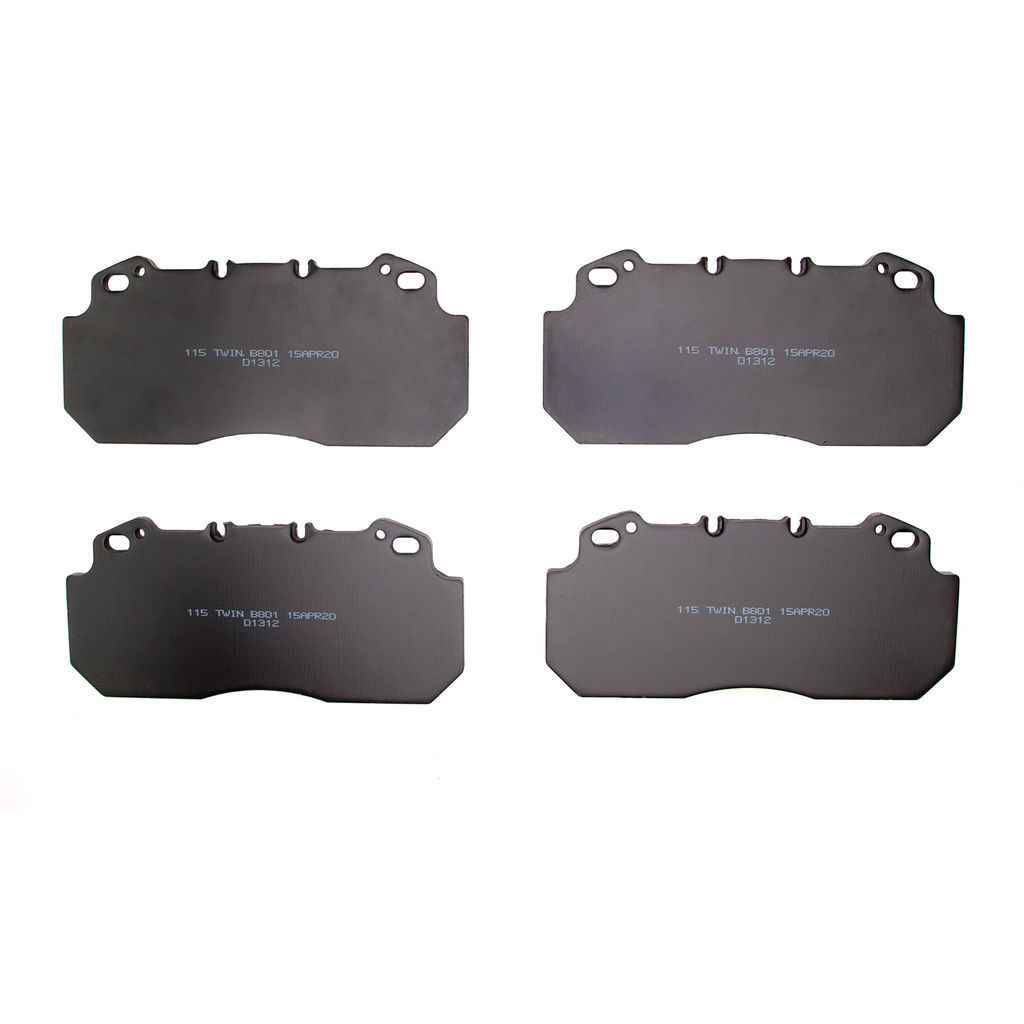Dynamic Friction 1214-1312-00 - Heavy Duty Semi Metallic Towing Brake Pads