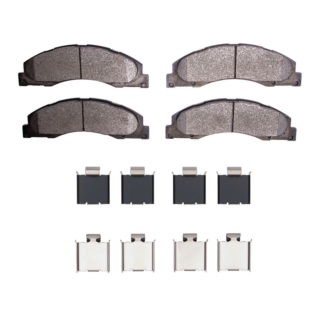 Heavy Duty Semi Metallic Towing Brake Pads With Hardware