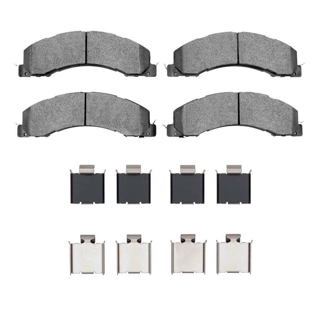 Heavy Duty Semi Metallic Towing Brake Pads With Hardware