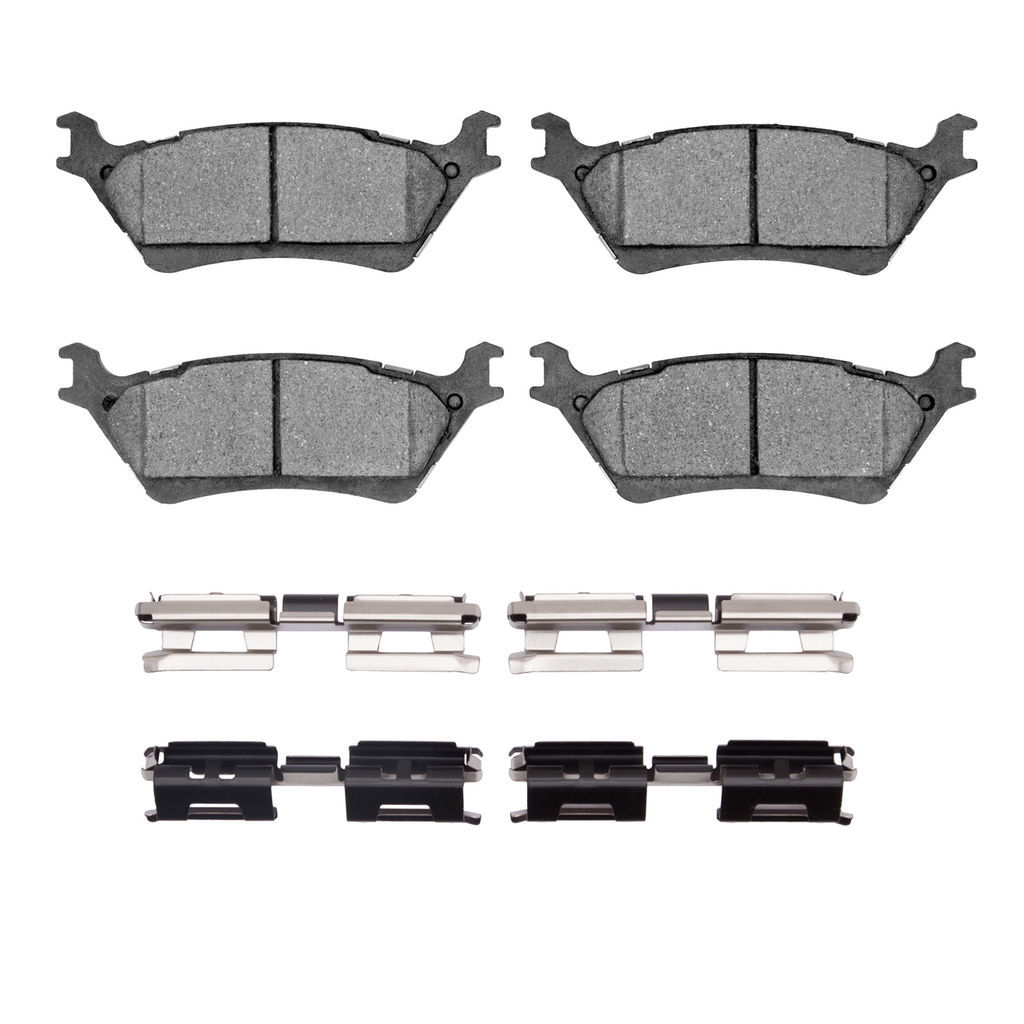 Heavy Duty Semi Metallic Towing Brake Pads With Hardware