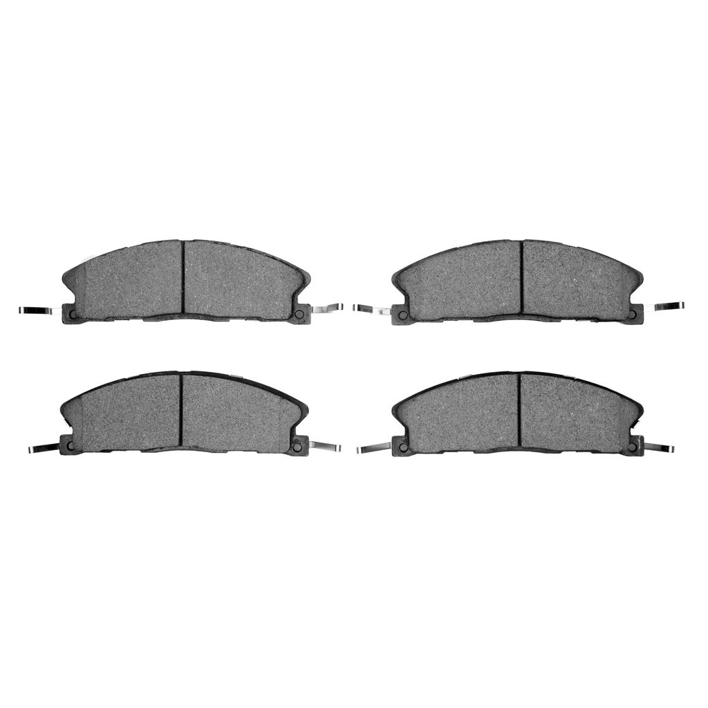 Dynamic Friction 1214-1611-10 - Heavy Duty Semi Metallic Towing Brake Pads