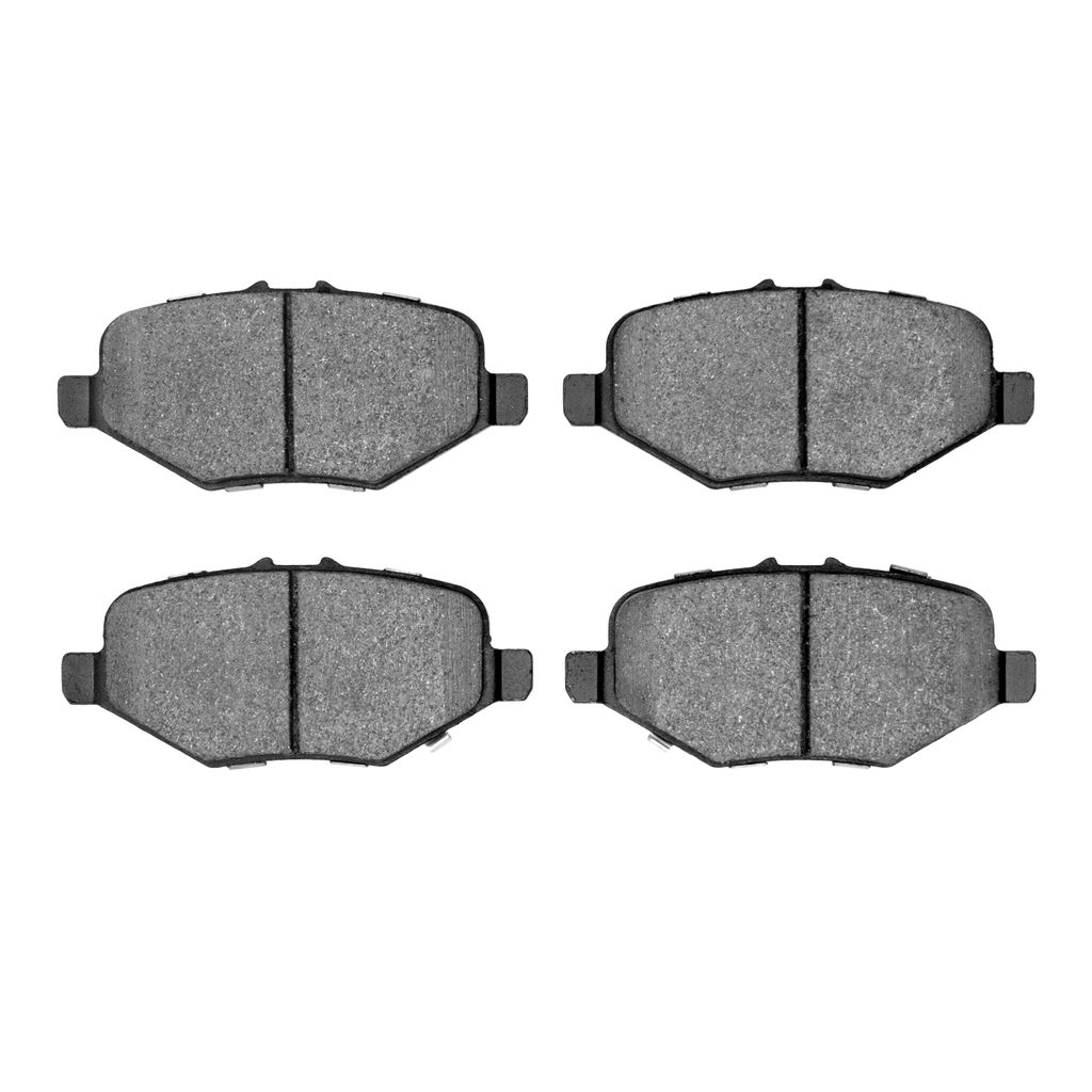 Dynamic Friction 1214-1612-00 - Heavy Duty Semi Metallic Towing Brake Pads