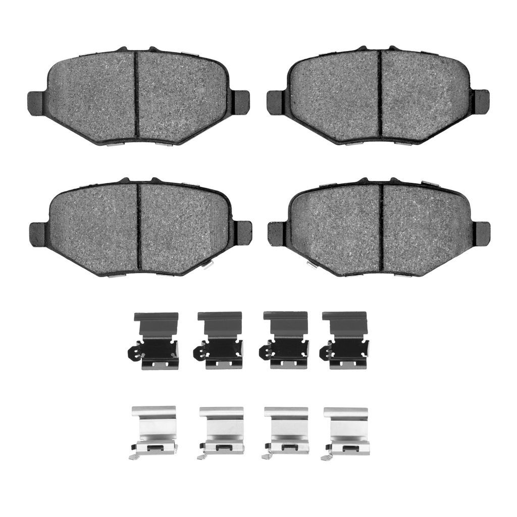 Heavy Duty Semi Metallic Towing Brake Pads With Hardware