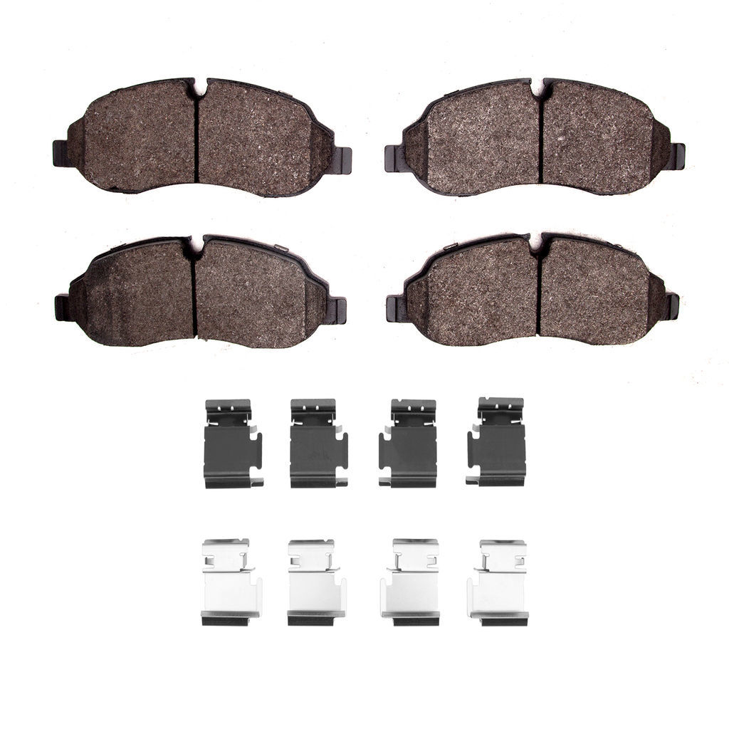 Heavy Duty Semi Metallic Towing Brake Pads With Hardware