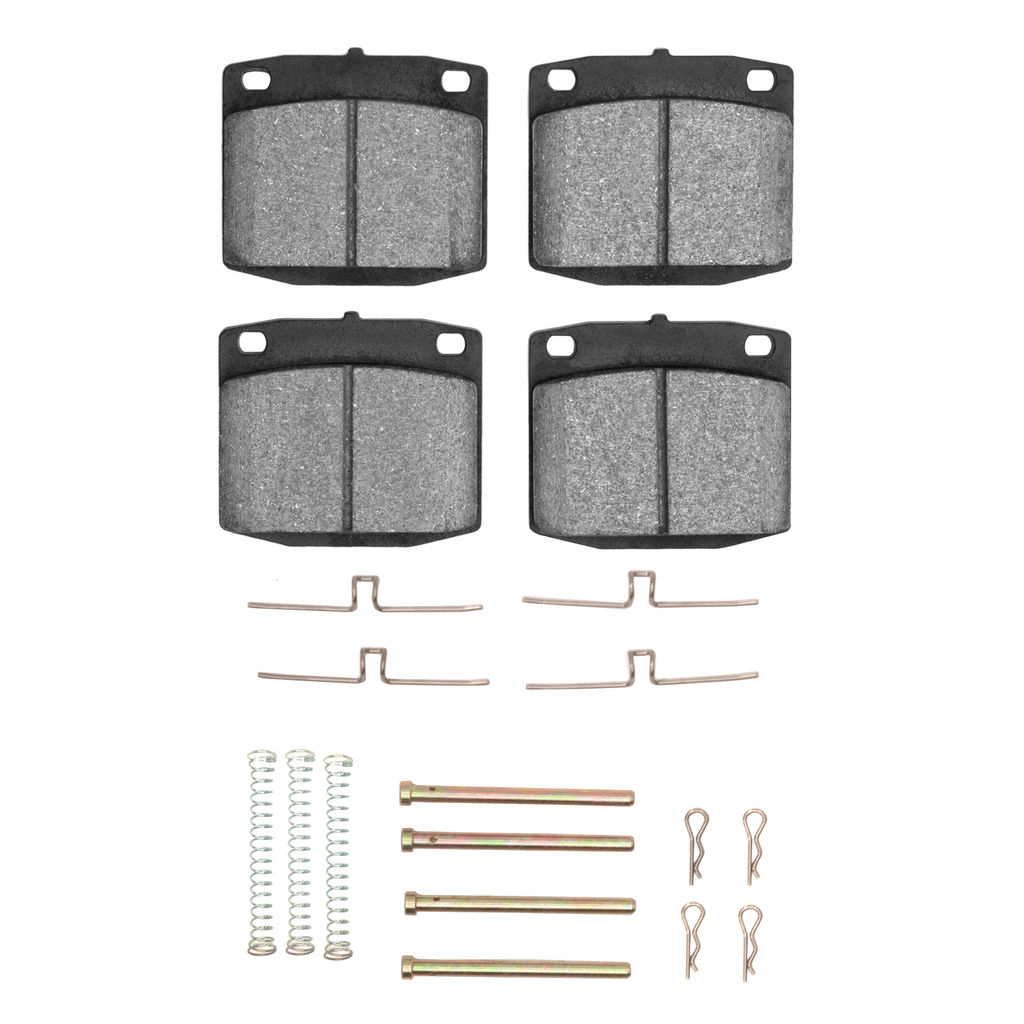 Dynamic Friction 1310-0117-01 - 3000 Ceramic Brake Pads With Hardware
