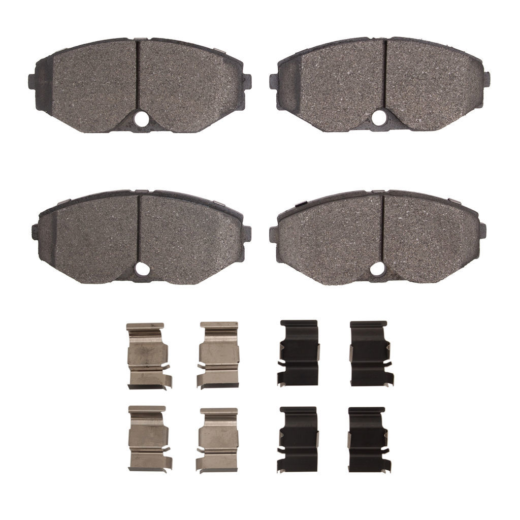 Dynamic Friction 1310-0486-01 - 3000 Ceramic Brake Pads With Hardware