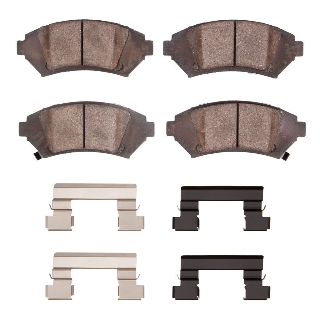 Dynamic Friction 1310-1076-01 - 3000 Ceramic Brake Pads With Hardware