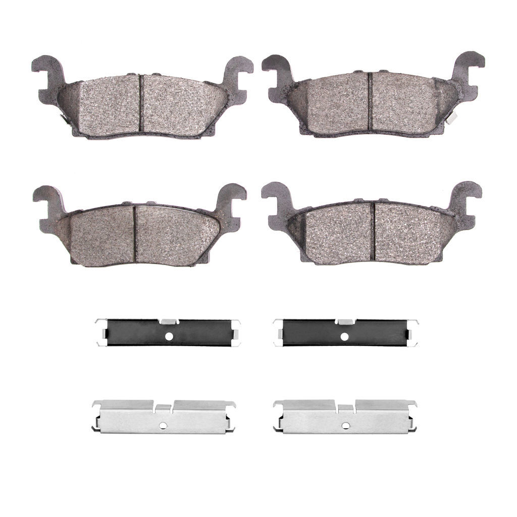 Dynamic Friction 1310-1120-01 - 3000 Ceramic Brake Pads With Hardware