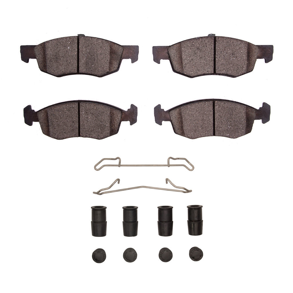 Dynamic Friction 1310-1906-01 - 3000 Ceramic Brake Pads With Hardware