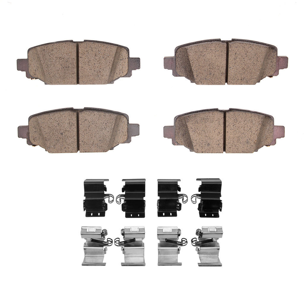 Dynamic Friction 1310-2172-01 - 3000 Ceramic Brake Pads With Hardware