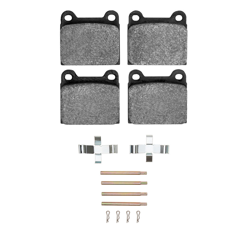 Dynamic Friction 1311-0031-06 - 3000 Semi-Metallic Brake Pads With Hardware