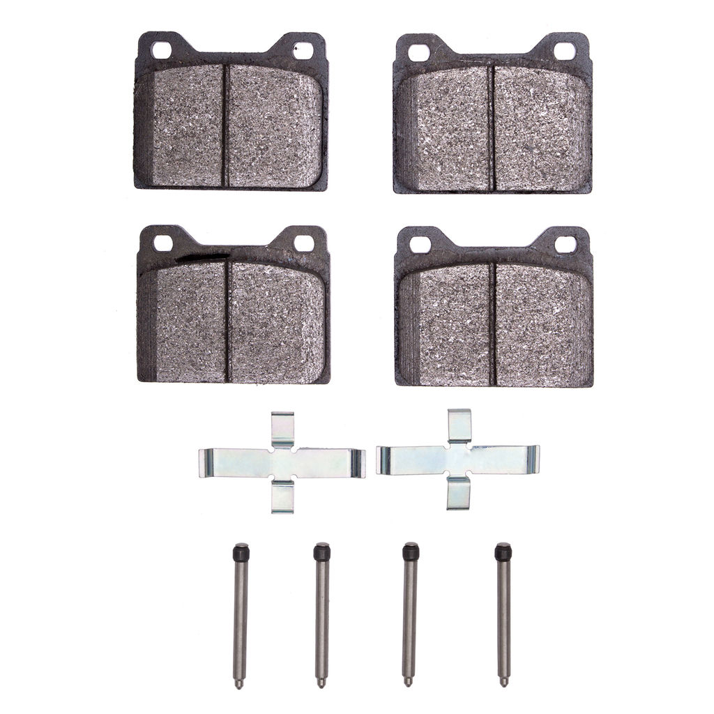 Dynamic Friction 1311-0056-02 - 3000 Semi-Metallic Brake Pads With Hardware