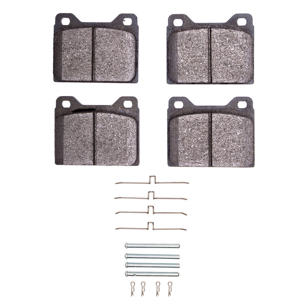 Dynamic Friction 1311-0056-03 - 3000 Semi-Metallic Brake Pads With Hardware