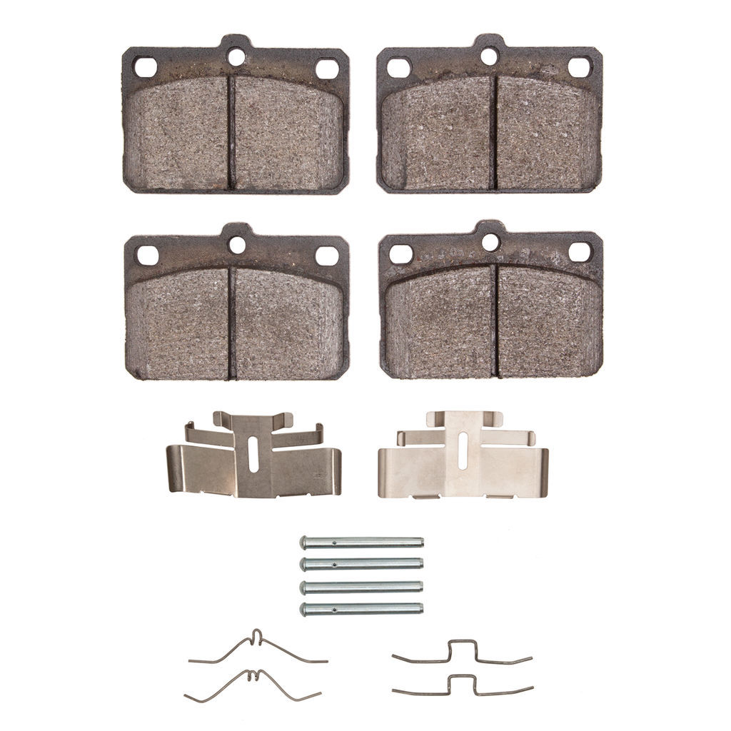 Dynamic Friction 1311-0169-01 - 3000 Semi-Metallic Brake Pads With Hardware