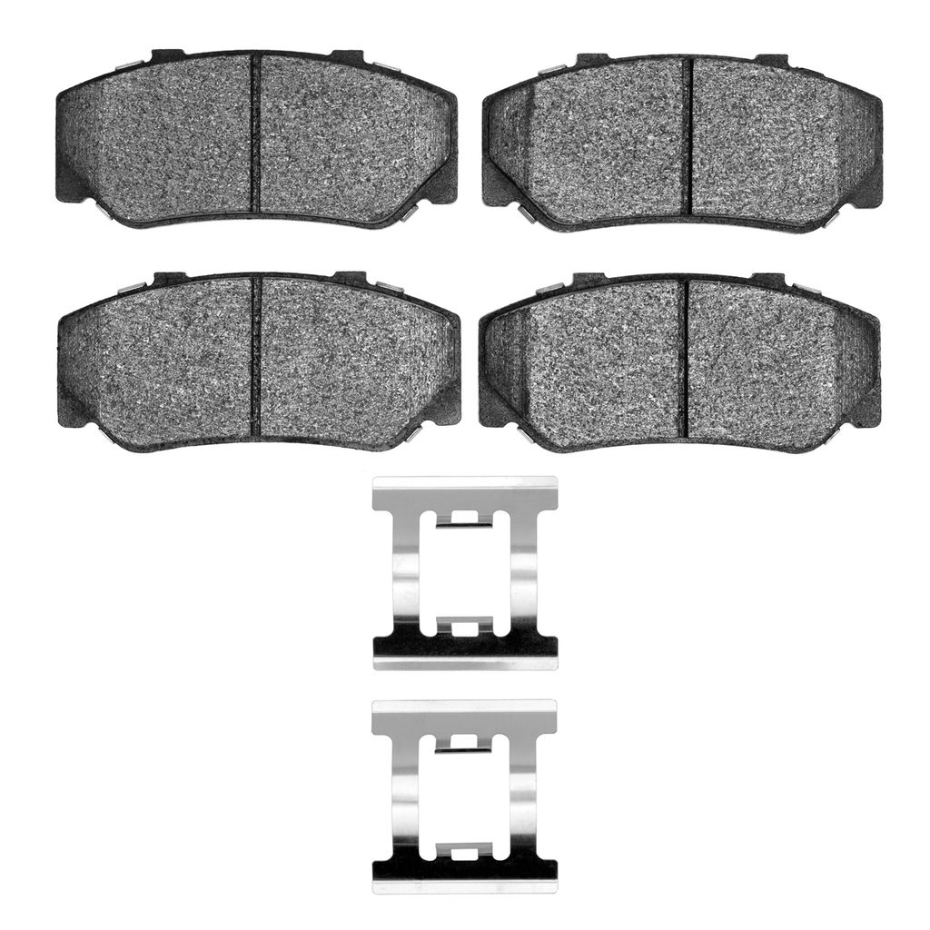 Dynamic Friction 1311-0270-01 - 3000 Semi-Metallic Brake Pads With Hardware