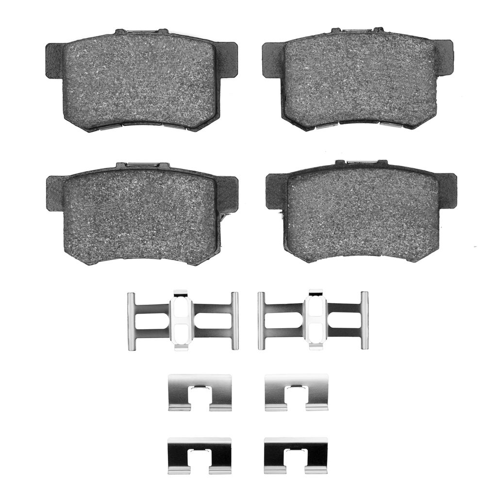 Dynamic Friction 1311-0537-01 - 3000 Semi-Metallic Brake Pads With Hardware